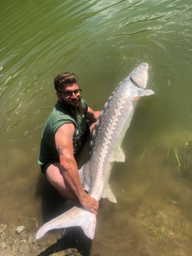 Storione lago di Megolo