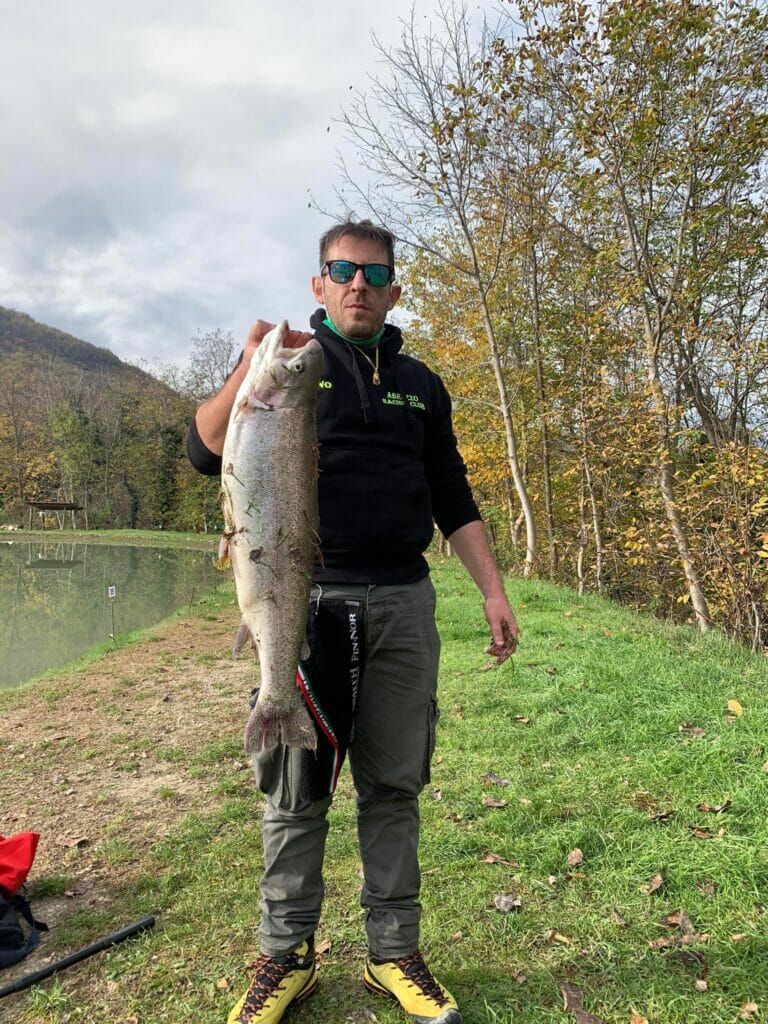 lago teramo spinning alto Tordino bella cattura