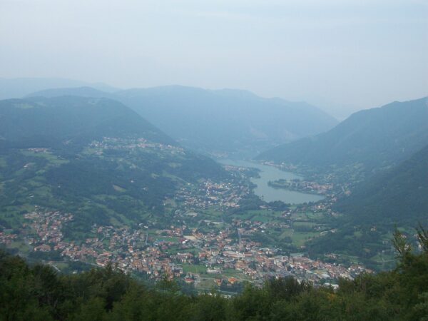 Veduta del Lago di Endine dalla località Faisecco di Gaverina Terme